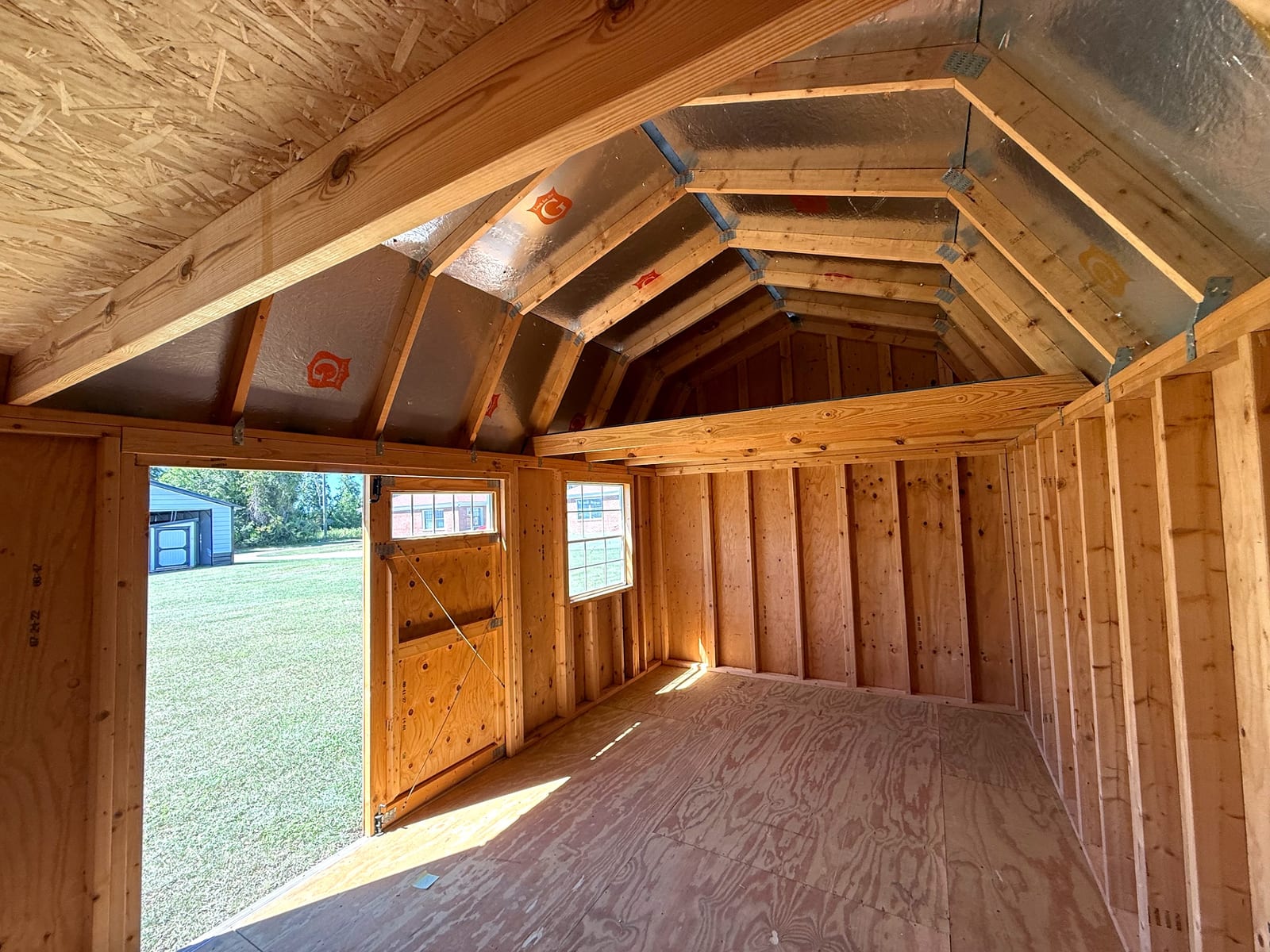 10x20 Side Lofted Barn at Willis Buildings