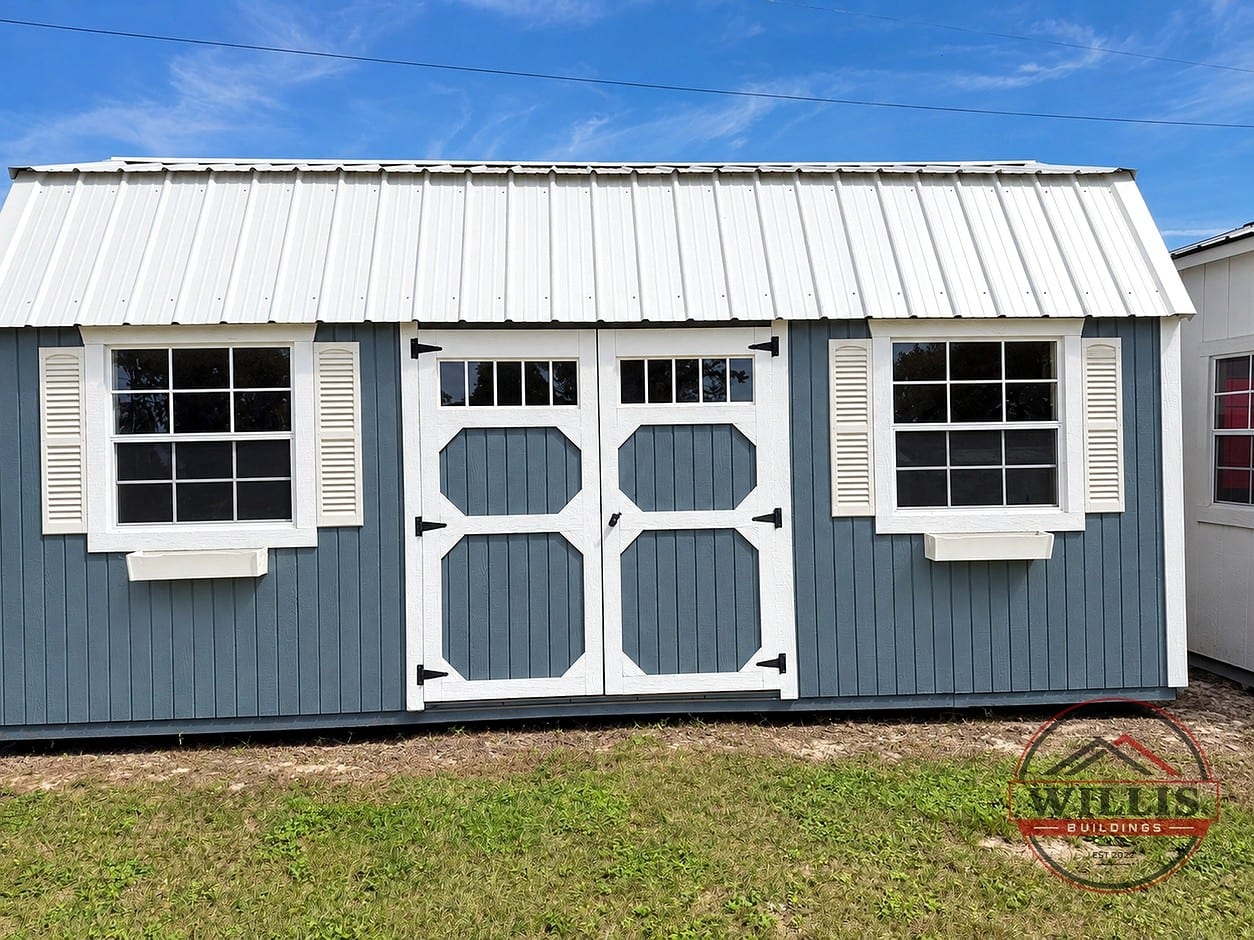 10x20 Side Lofted Barn at Willis Buildings