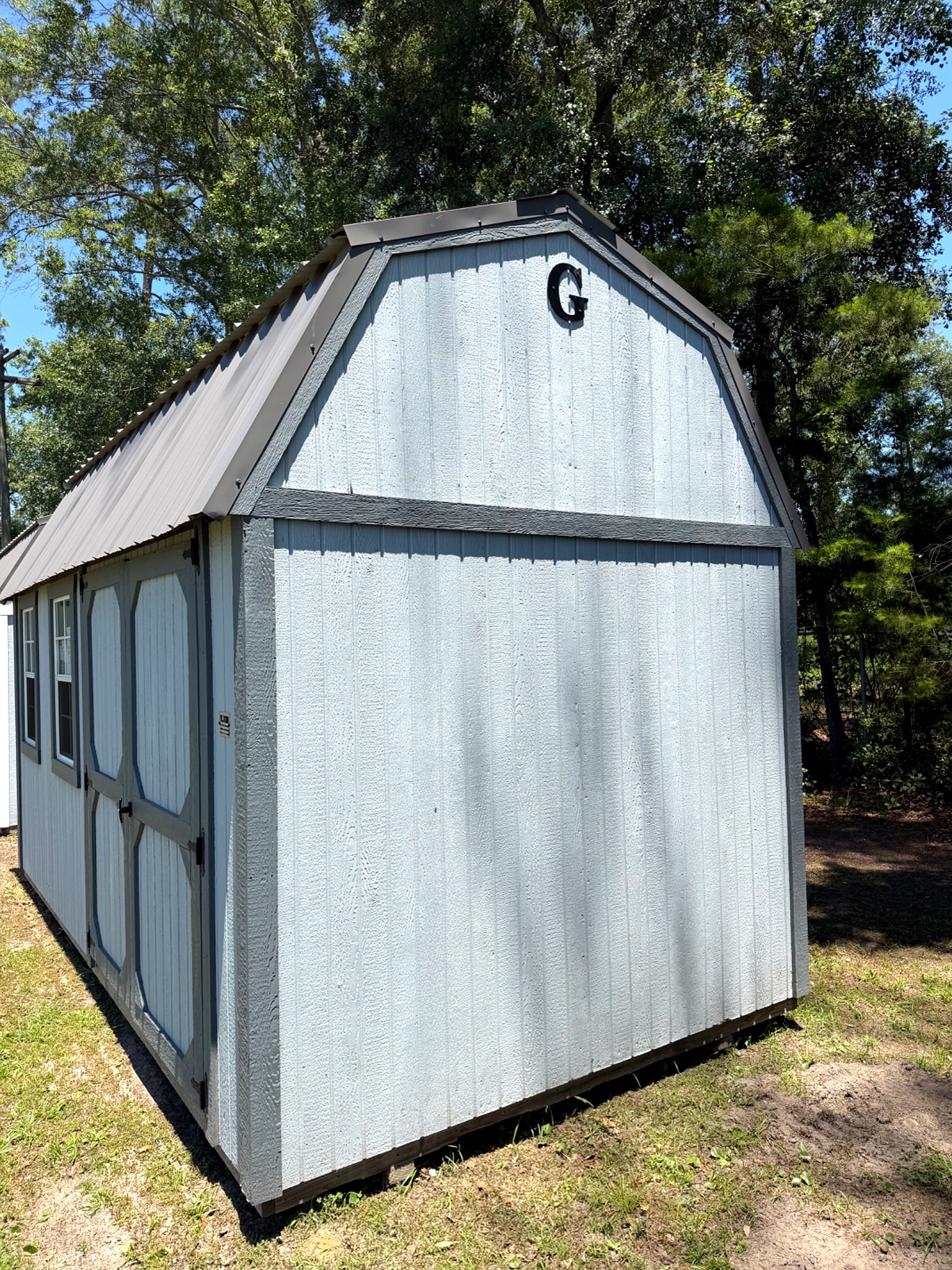 8x16 Side Lofted Barn at Willis Buildings