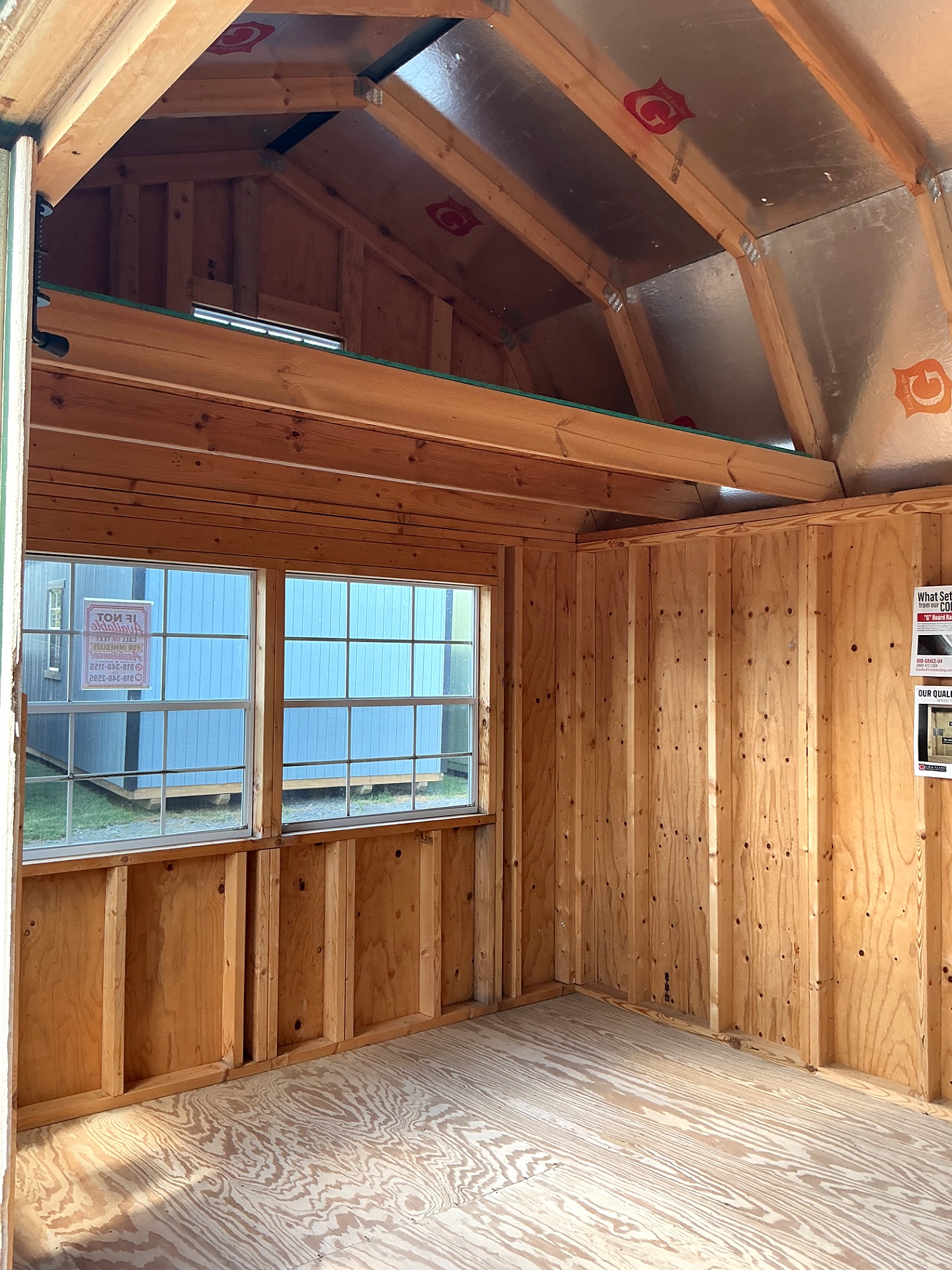 10x16 Side Lofted Barn at G&L Carports & Portable Buildings