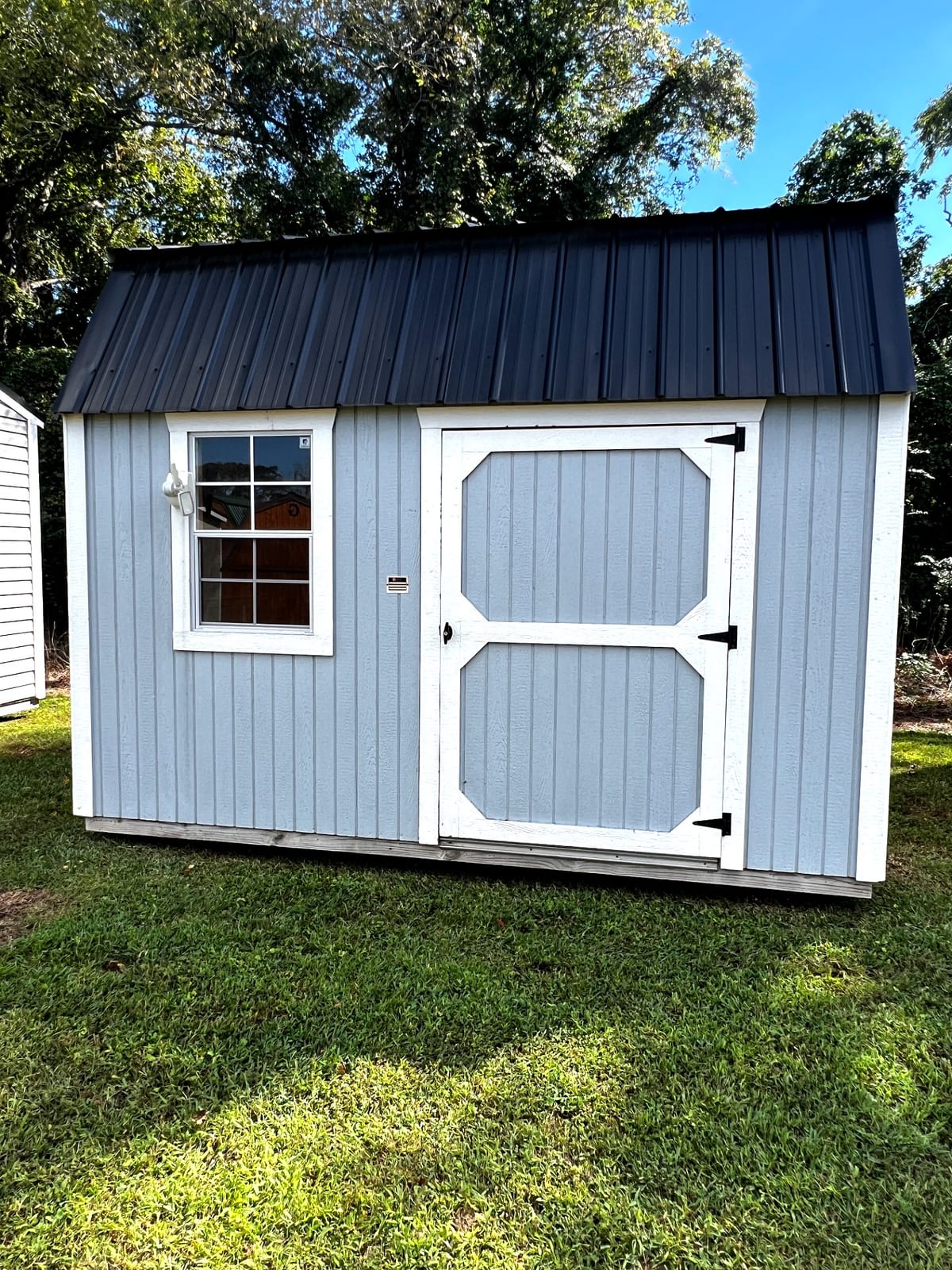 10x12 Side Lofted Barn at Toler's Coastal Structures - Newport