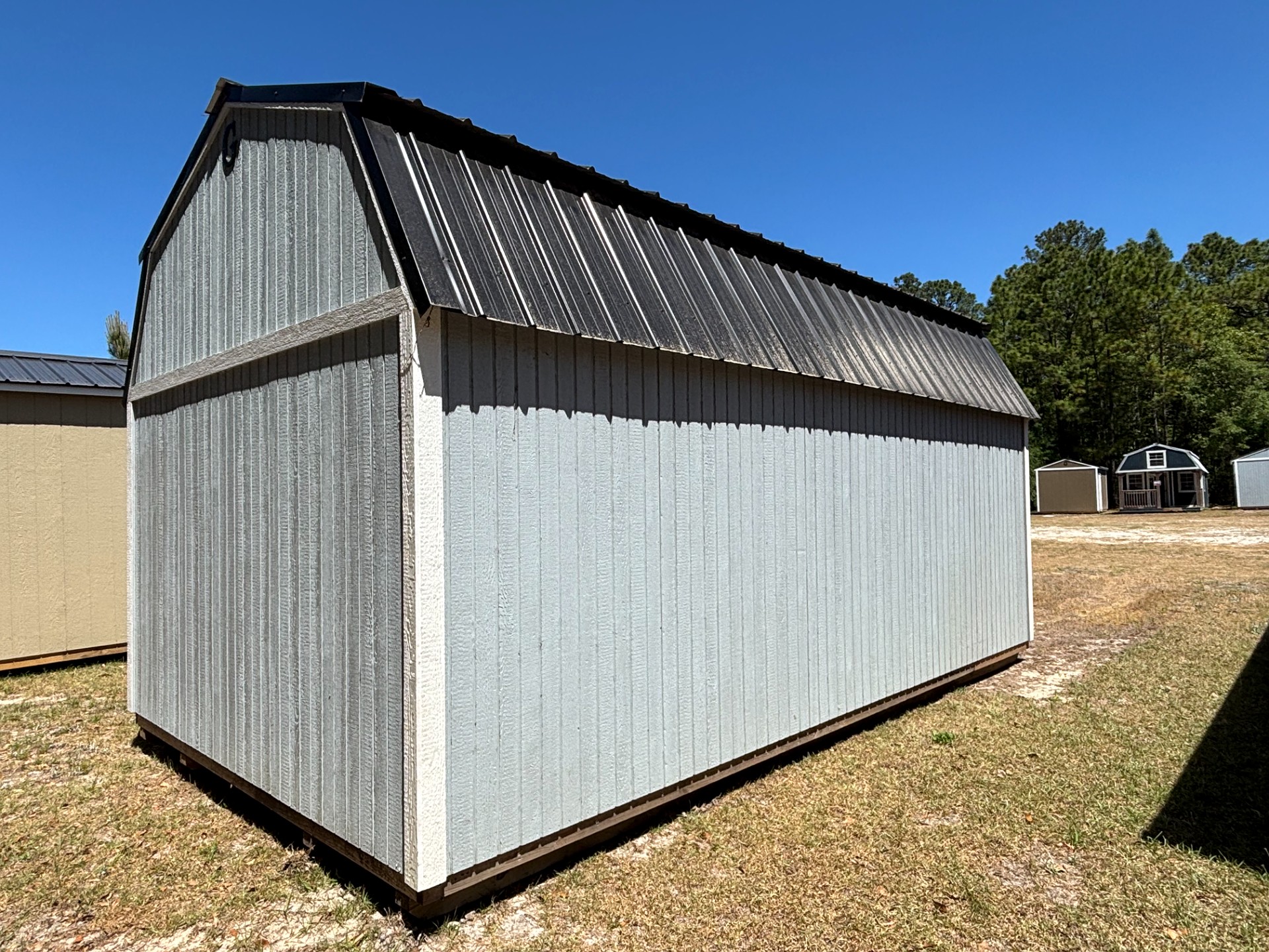 12x20 Side Lofted Barn at Portable Buildings of Ravenel