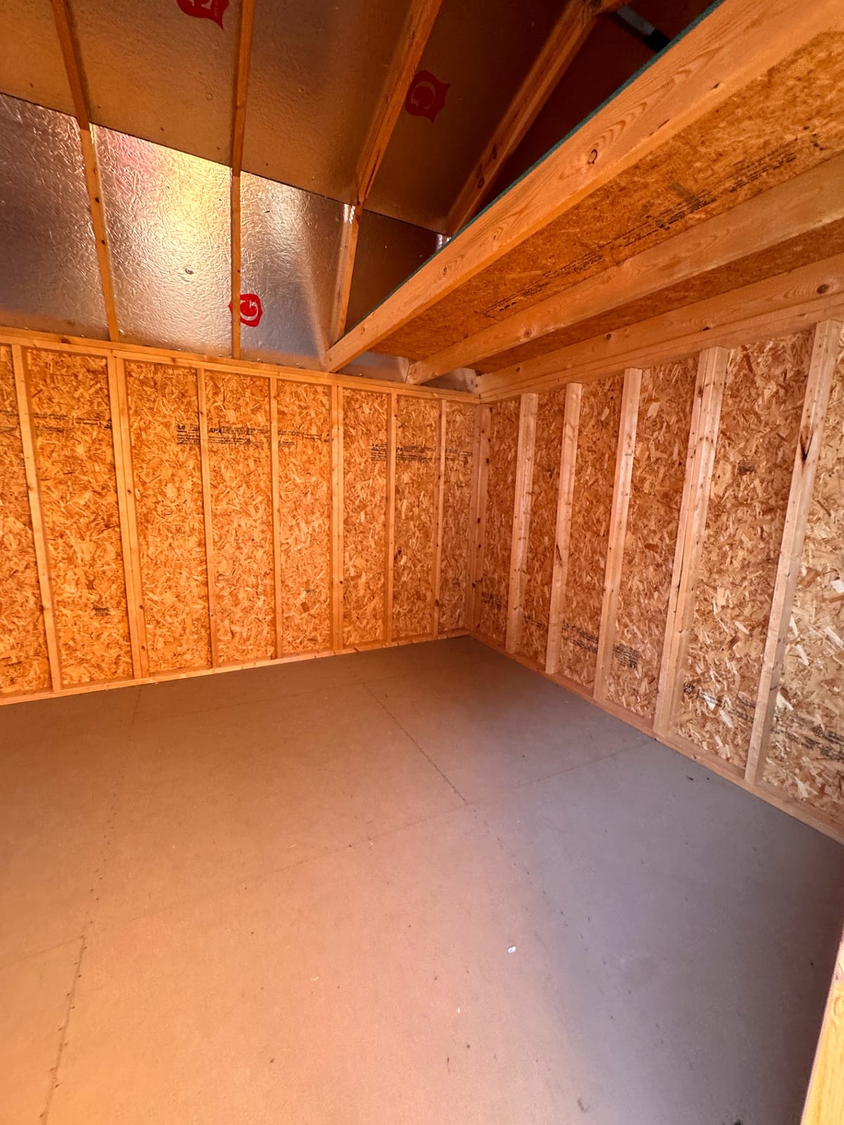 10x16 Side Lofted Barn at Graceland of Cumming