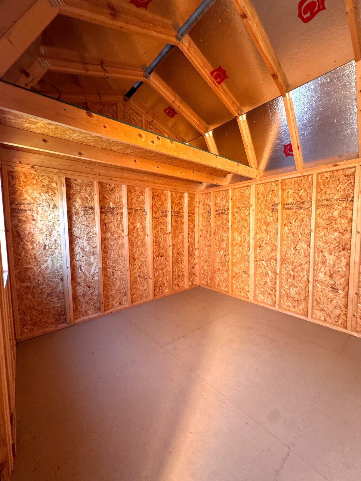 10x16 Side Lofted Barn at Graceland of Cumming