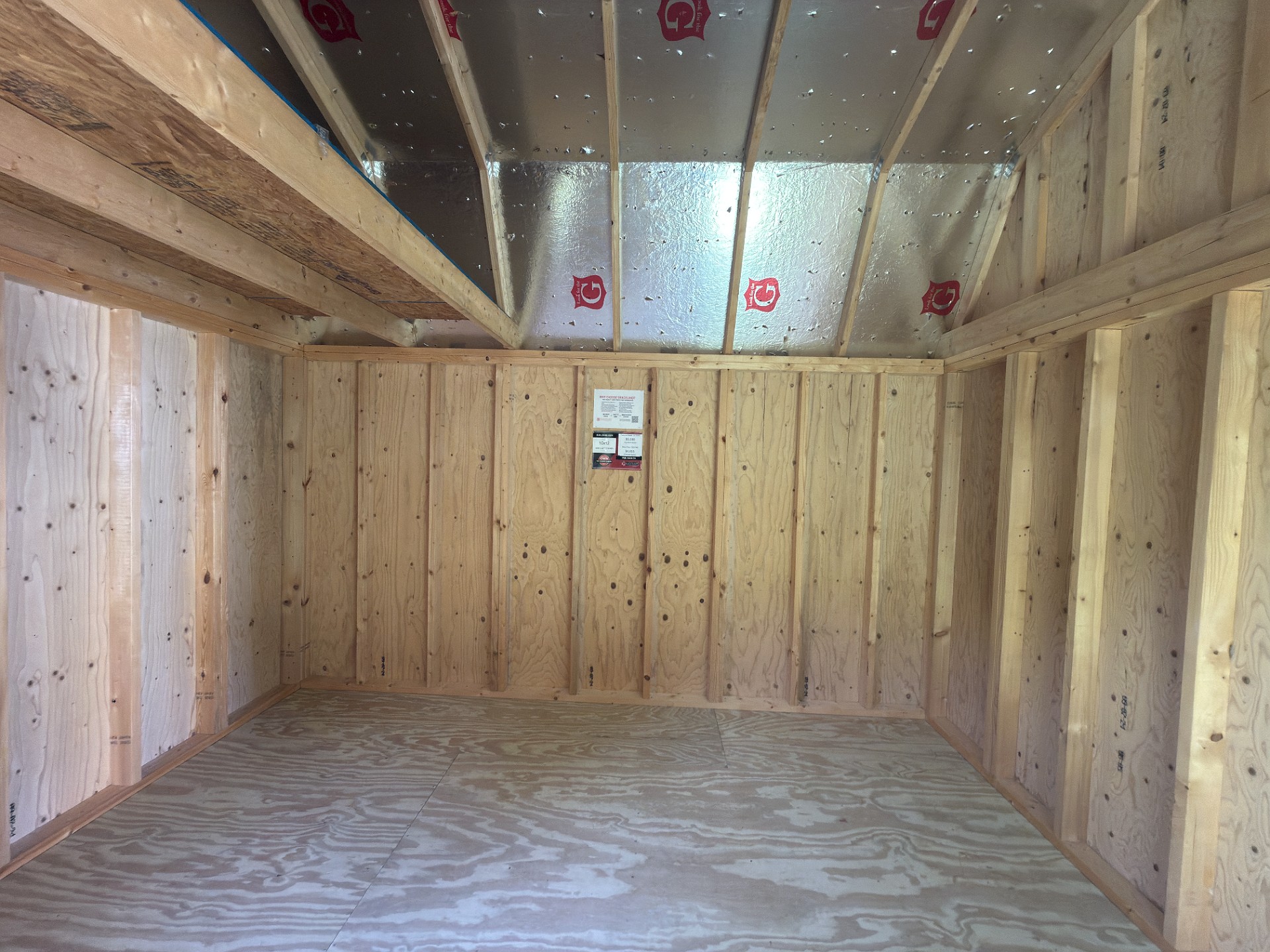 10x12 Side Lofted Barn at Toler's Coastal Structures - Newport