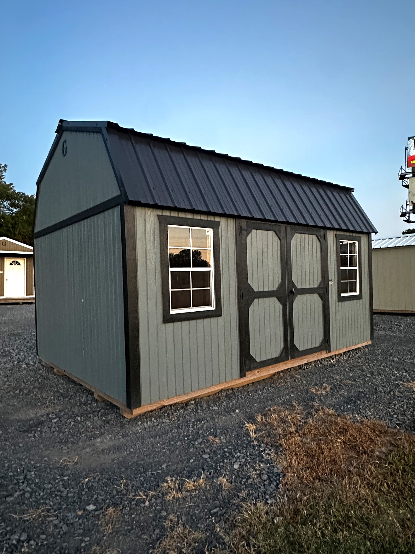 12x16 Side Lofted Barn at G&L Carports & Portable Buildings