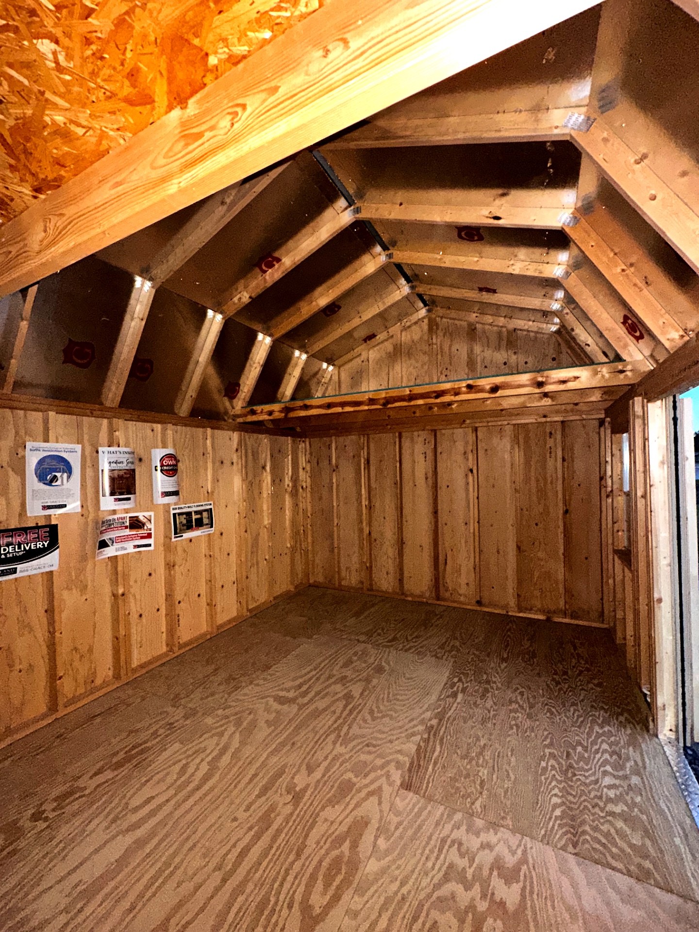 12x16 Side Lofted Barn at G&L Carports & Portable Buildings