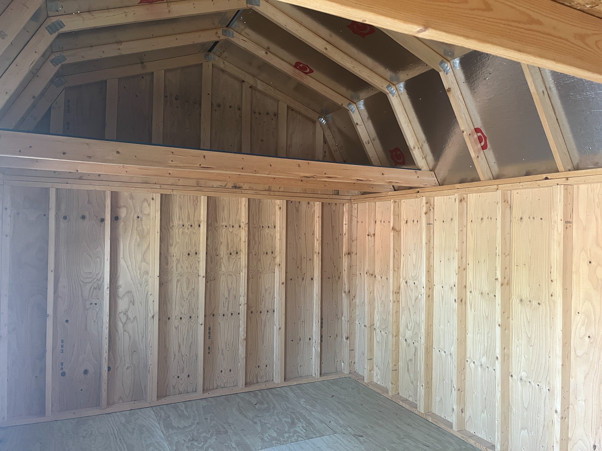 12x16 Side Lofted Barn at Portable Buildings of Ravenel