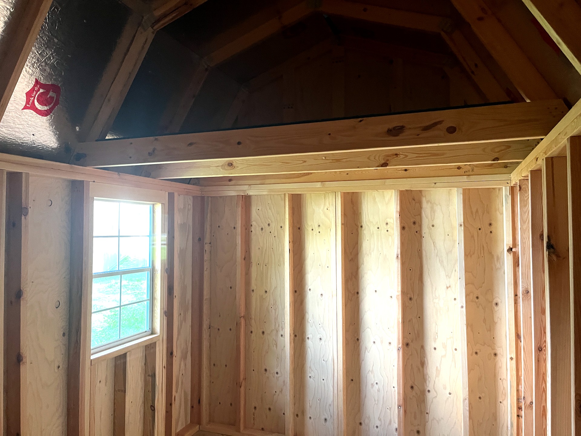 8x12 Side Lofted Barn at Portable Buildings of Ravenel