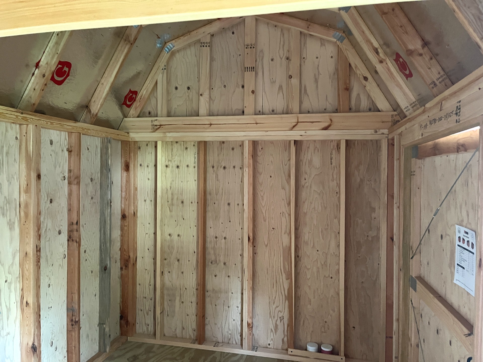 8x12 Side Lofted Barn at Portable Buildings of Ravenel