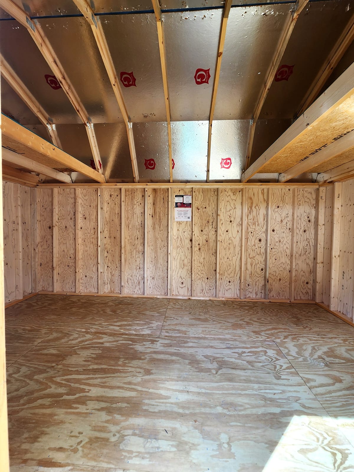 10x16 Side Lofted Barn at Toler's Coastal Structures - Newport