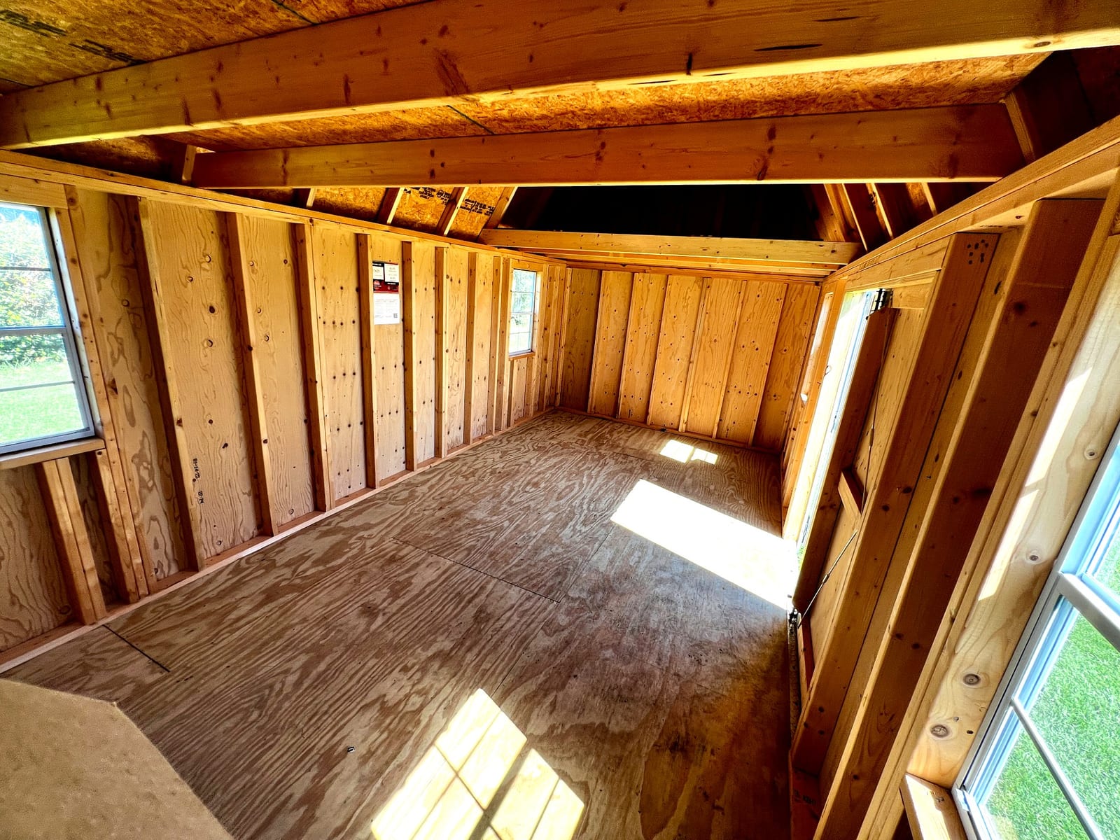 10x20 Side Lofted Barn at Toler's Coastal Structures - Newport