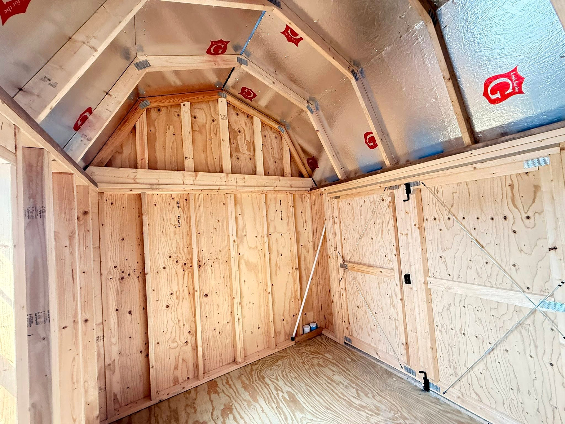 8x12 Side Lofted Barn at ACE Buildings - Graceland of Corpus Christi