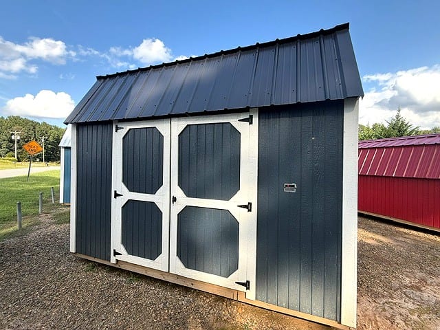8x12 Side Lofted Barn at Graceland Portable Buildings of the Carolinas / Dixie Motors, LLC