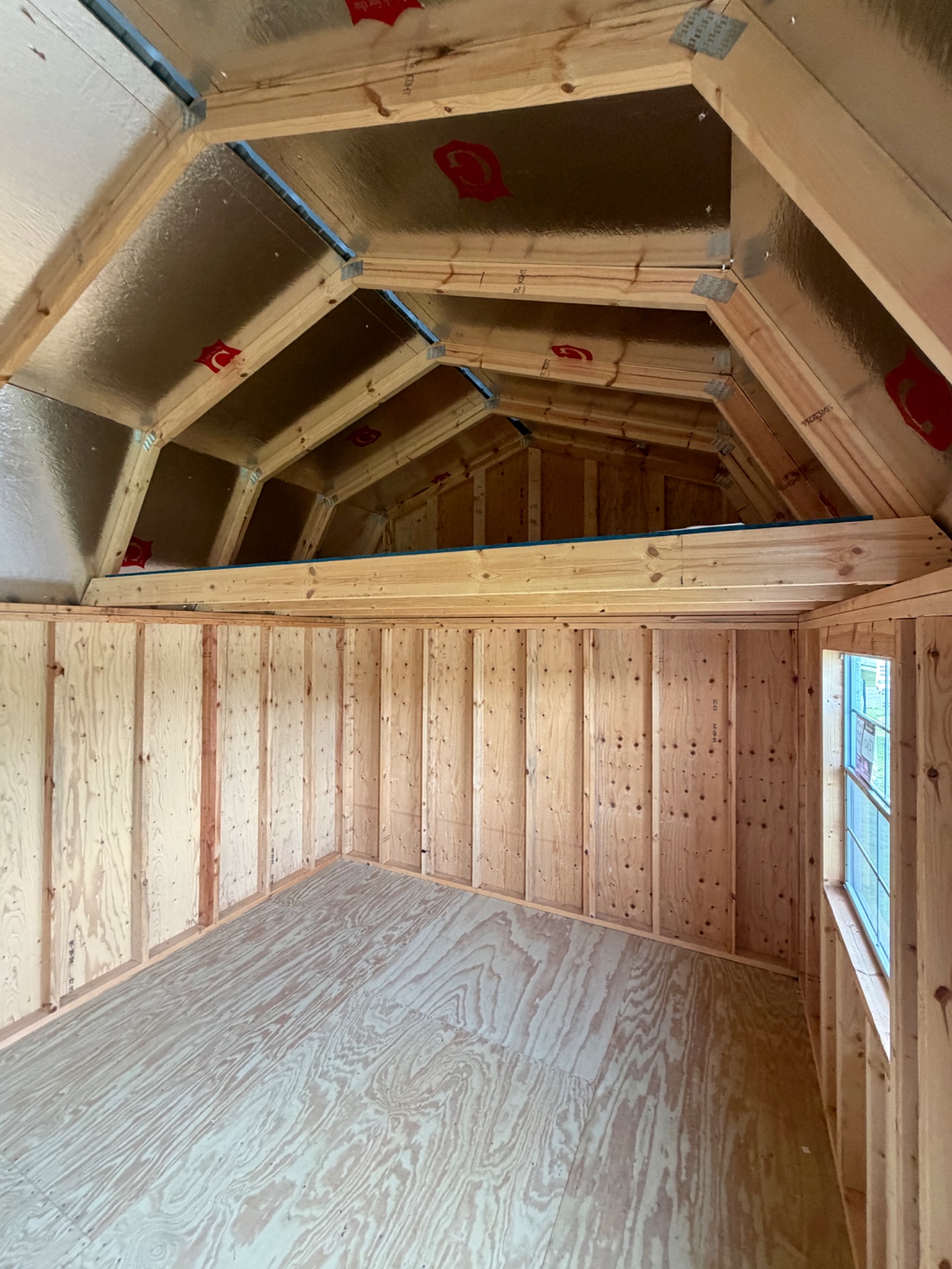 10x20 Side Lofted Barn at Willis Buildings