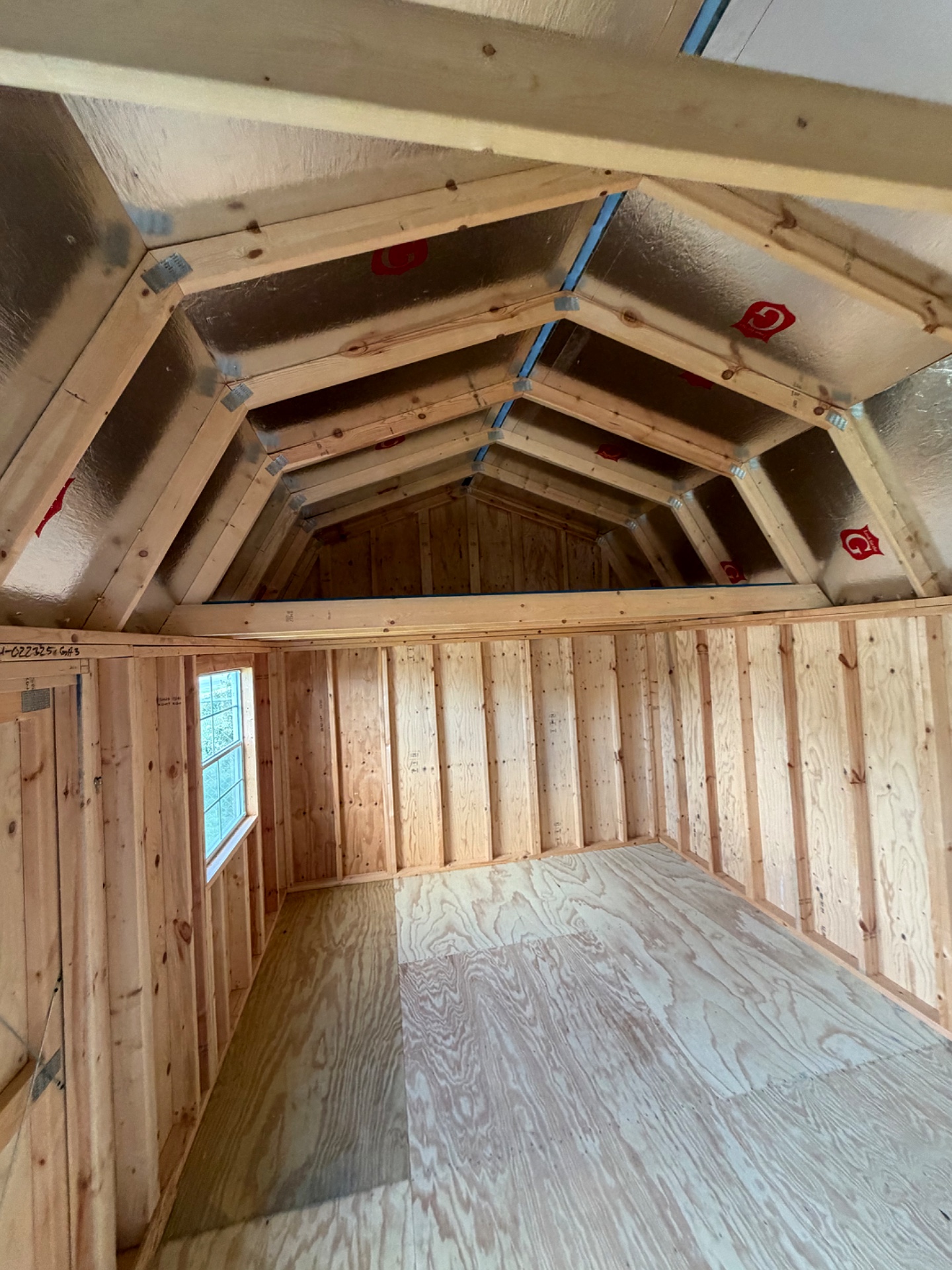 10x20 Side Lofted Barn at Willis Buildings