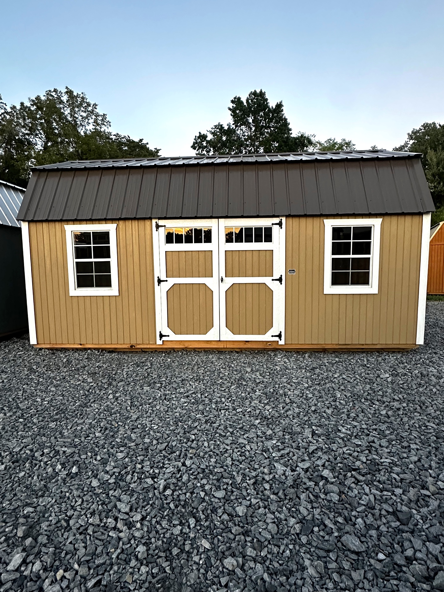 12x20 Side Lofted Barn at G&L Carports & Portable Buildings