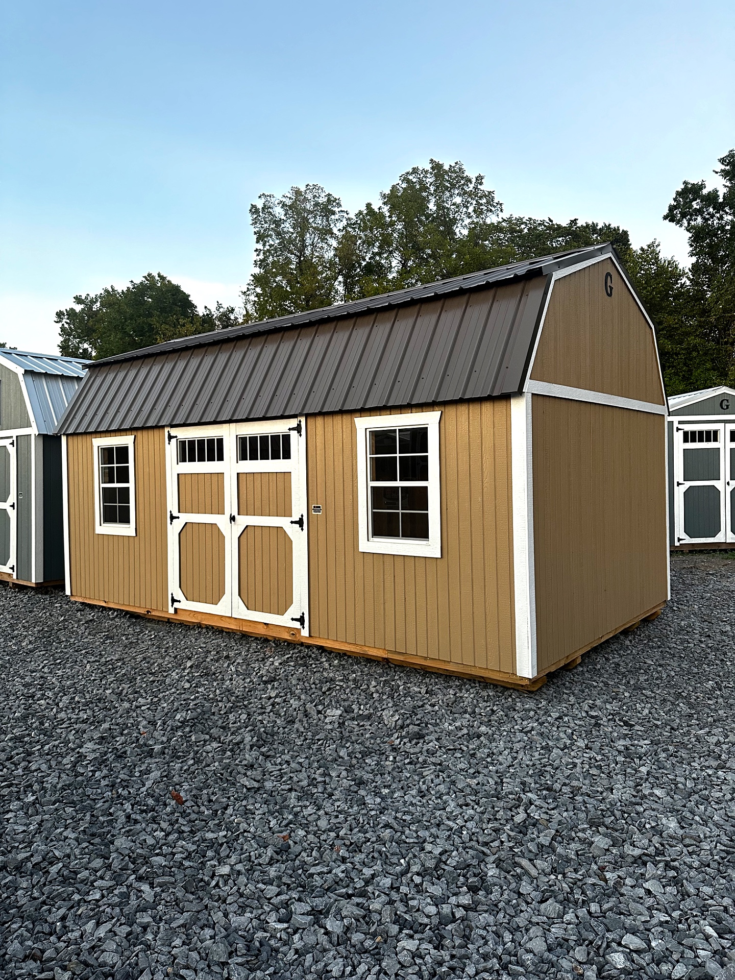 12x20 Side Lofted Barn at G&L Carports & Portable Buildings