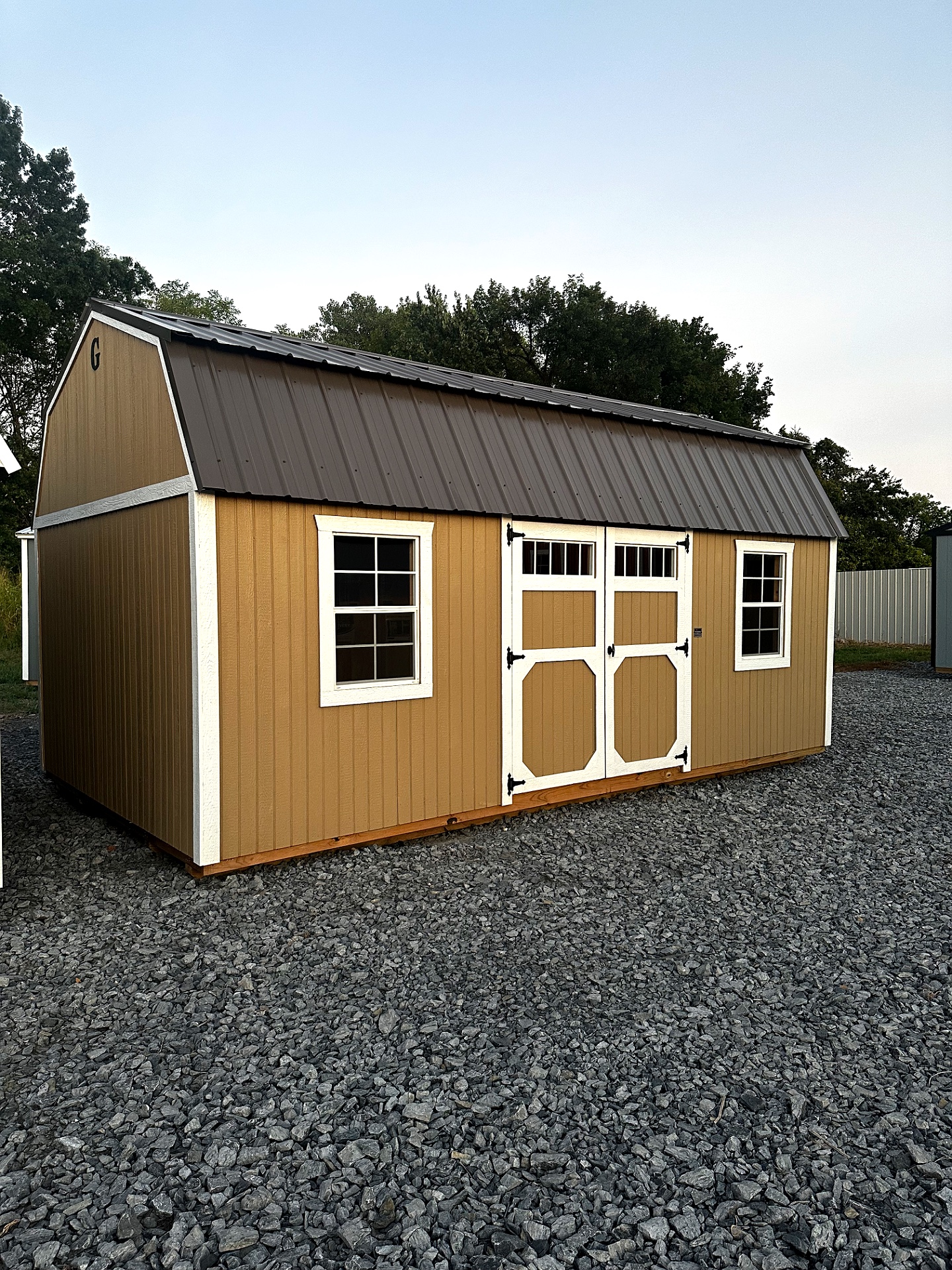 12x20 Side Lofted Barn at G&L Carports & Portable Buildings