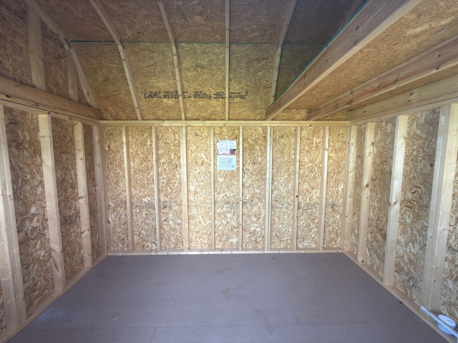 8x12 Side Lofted Barn at Toler's Coastal Structures - Newport