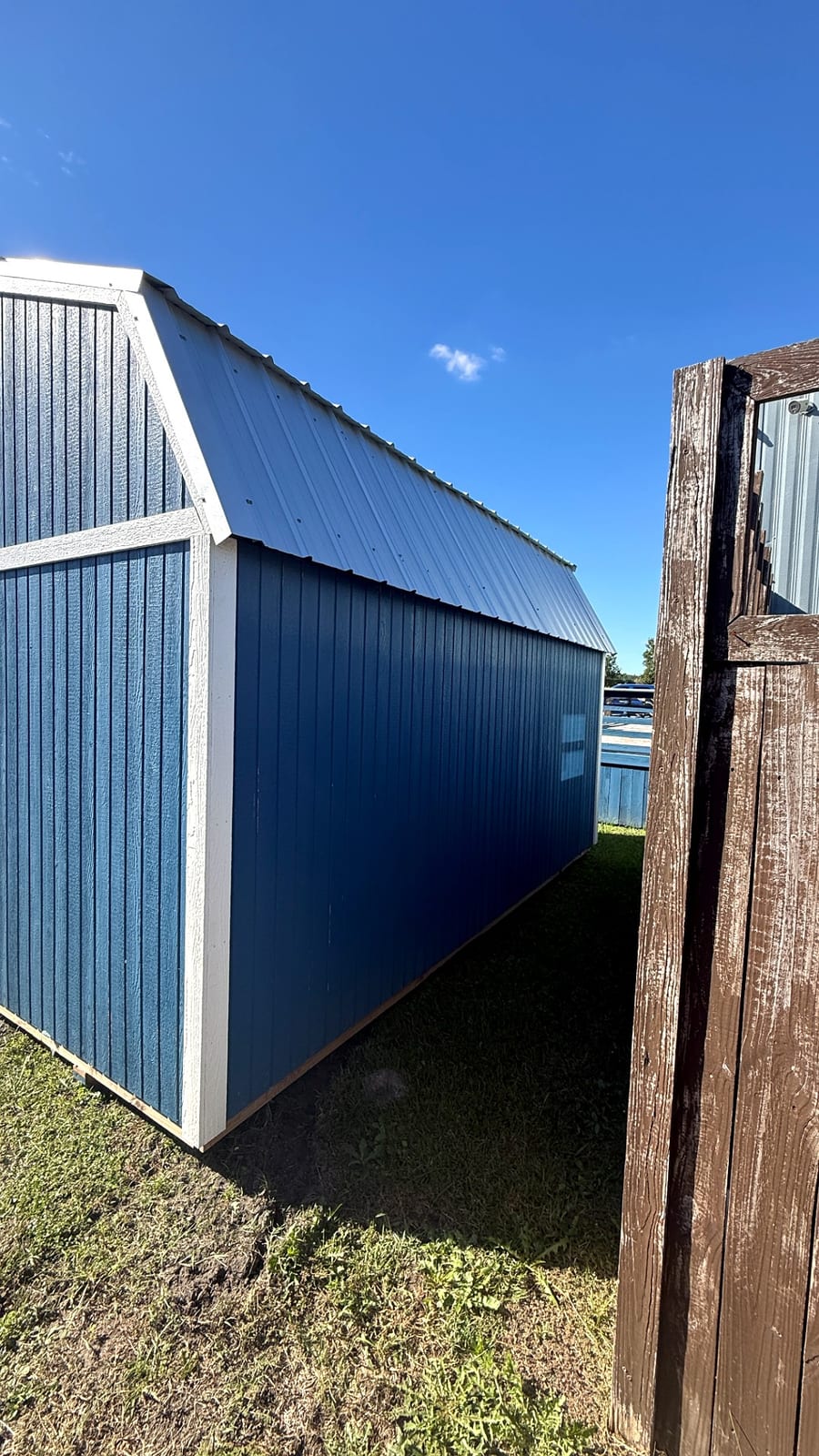 10x16 Side Lofted Barn at Alpha1 Storage Solutions