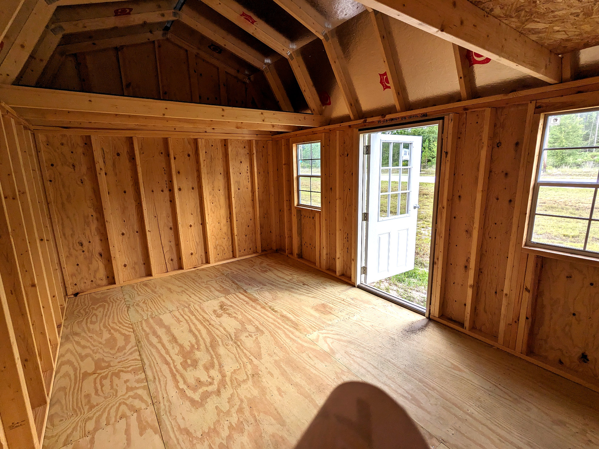 10x16 Side Lofted Barn at Graceland Storage Sheds and Buildings of Kingsland