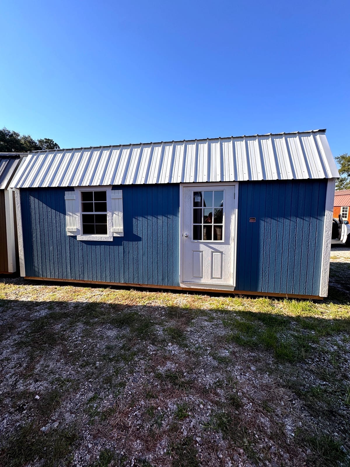 10x20 Side Lofted Barn at Graceland of Cumming