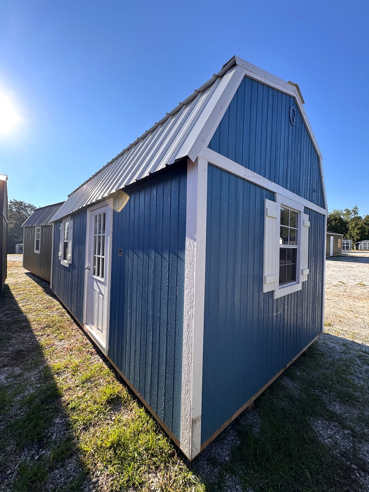 10x20 Side Lofted Barn at Graceland of Cumming
