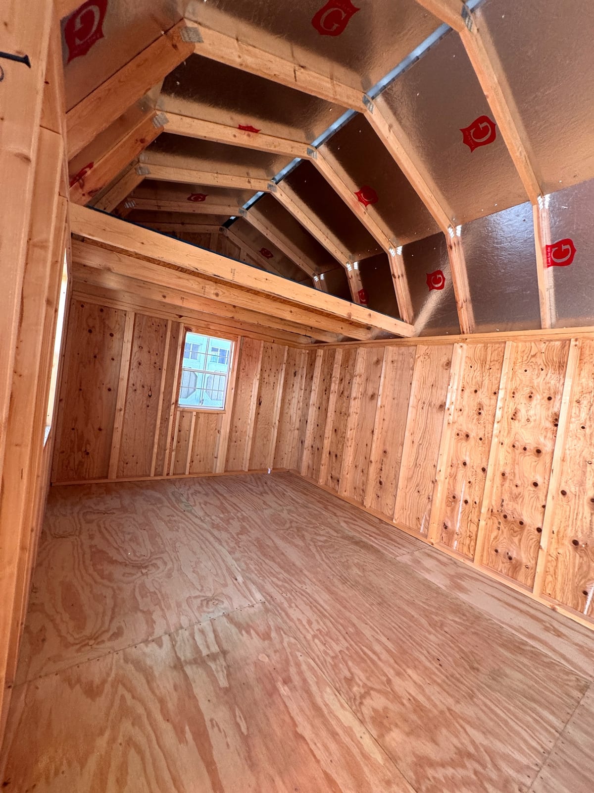 10x20 Side Lofted Barn at Graceland of Cumming