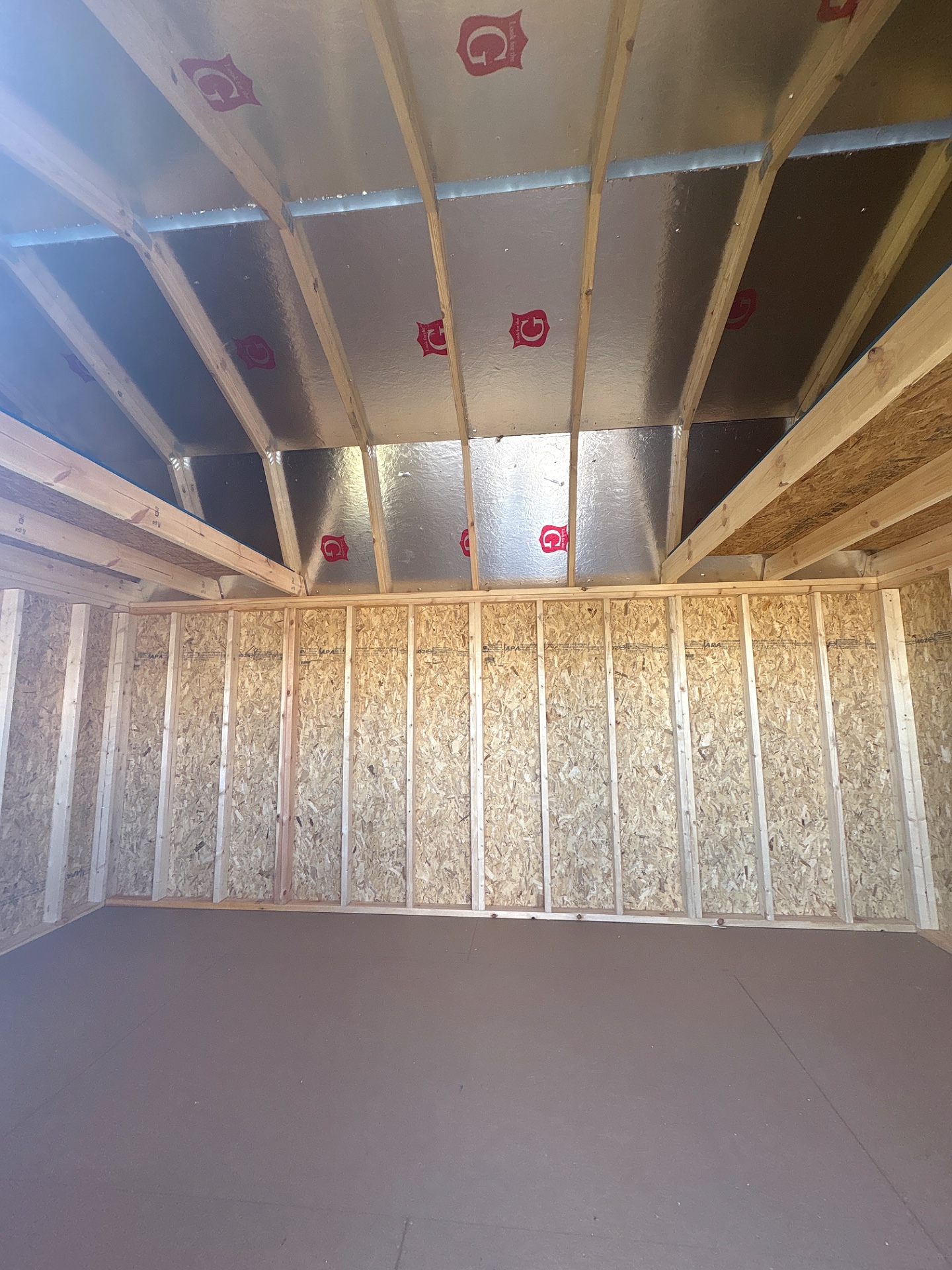 10x16 Side Lofted Barn at Cajun Buildings and Carports