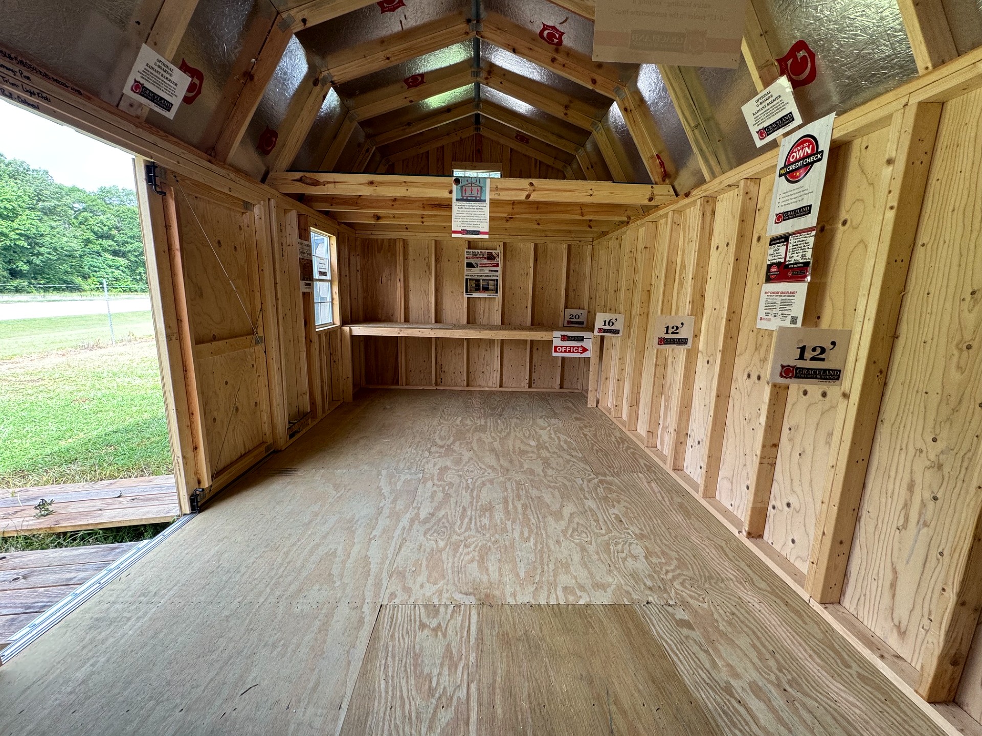 10x20 Side Lofted Barn at Southern Ag Equipment, LLC - Saint Francisville, Louisiana