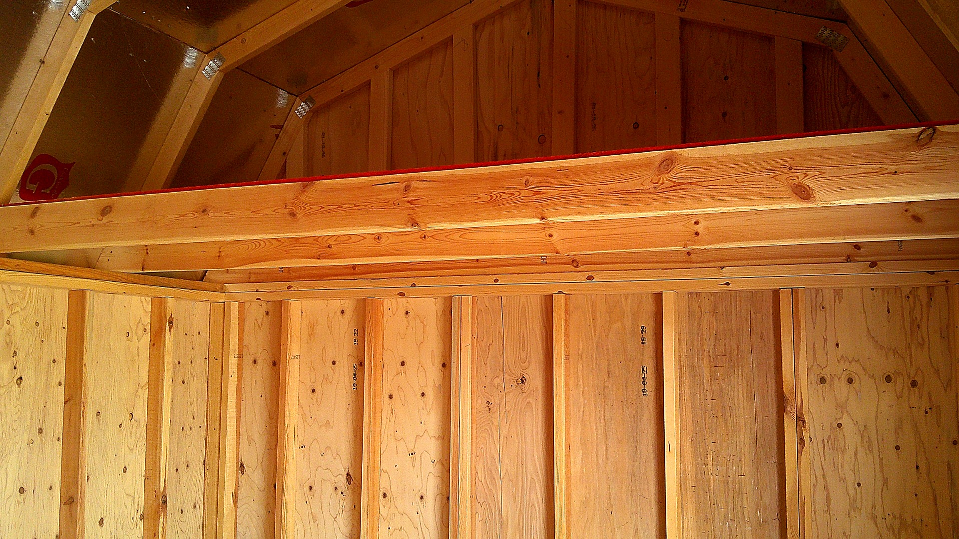 10x12 Side Lofted Barn at Hill  Top Sales