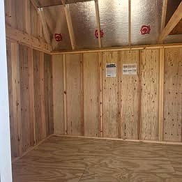 10x12 Side Lofted Barn at Hill  Top Sales