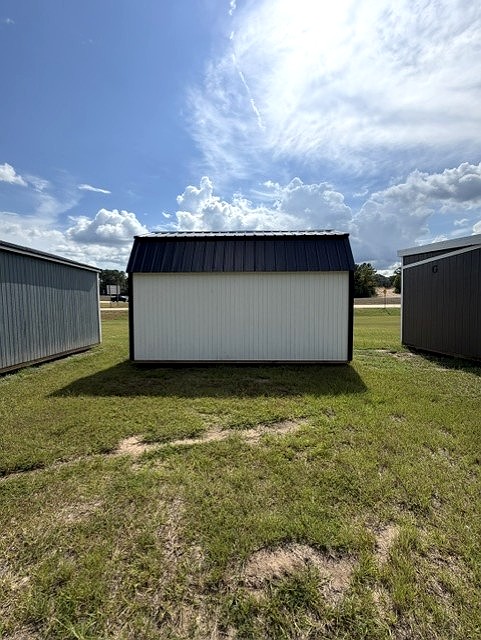 10x16 Side Lofted Barn at Truesite Portable Buildings