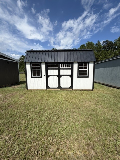 10x16 Side Lofted Barn at Truesite Portable Buildings