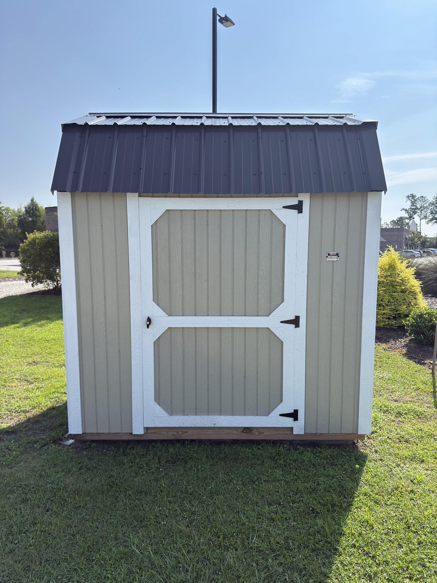 6x8 Side Lofted Barn at Toler's Coastal Structures - Newport