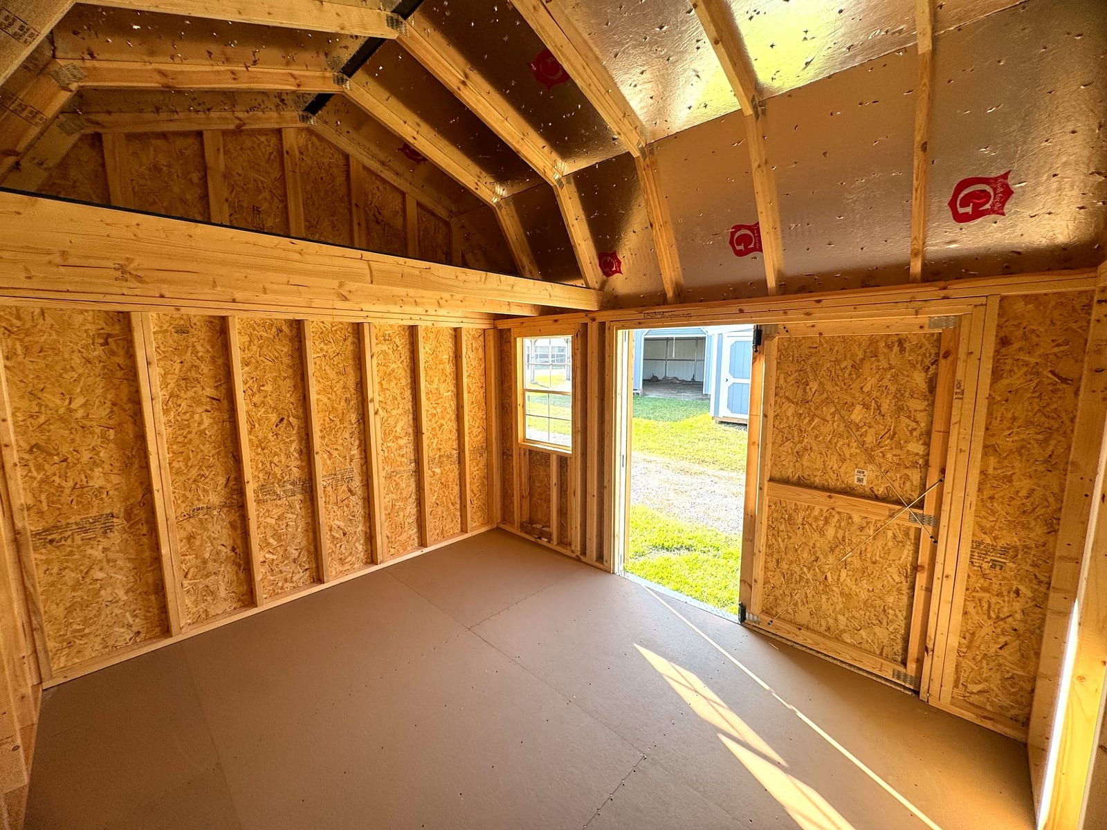 10x12 Side Lofted Barn at Southern Ag Equipment, LLC - Saint Francisville, Louisiana