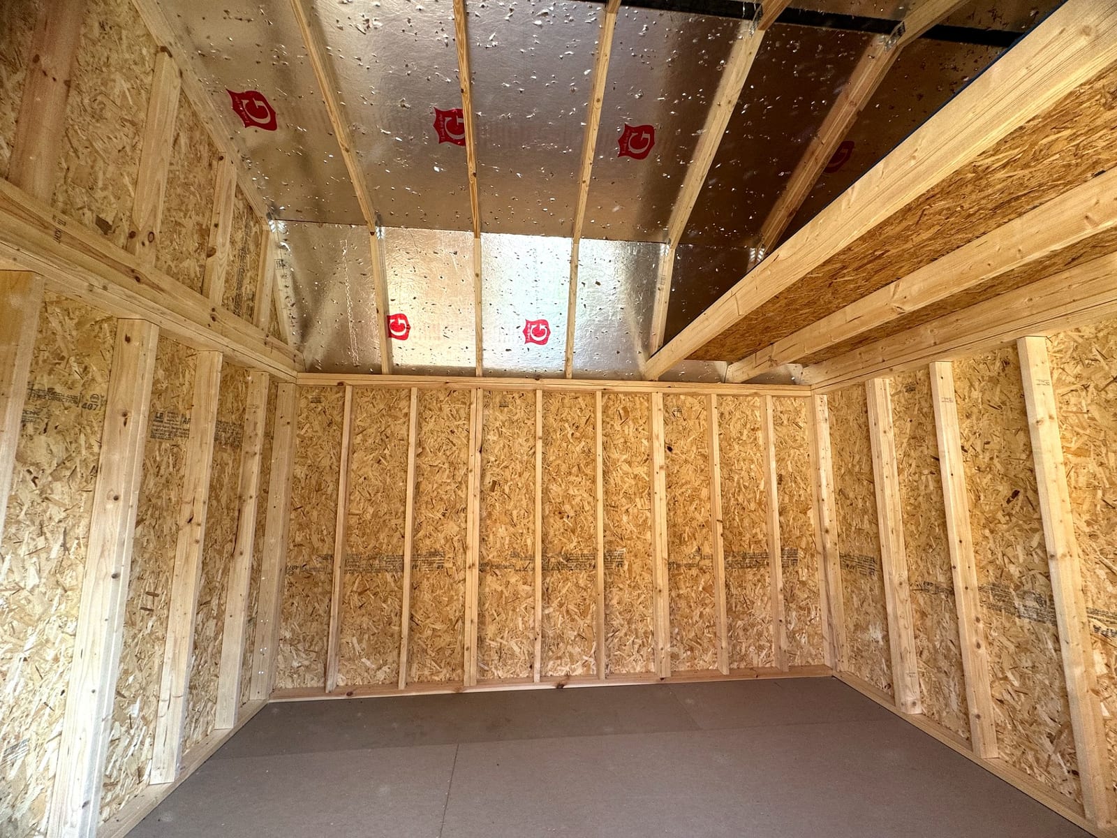 10x12 Side Lofted Barn at Southern Ag Equipment, LLC - Saint Francisville, Louisiana