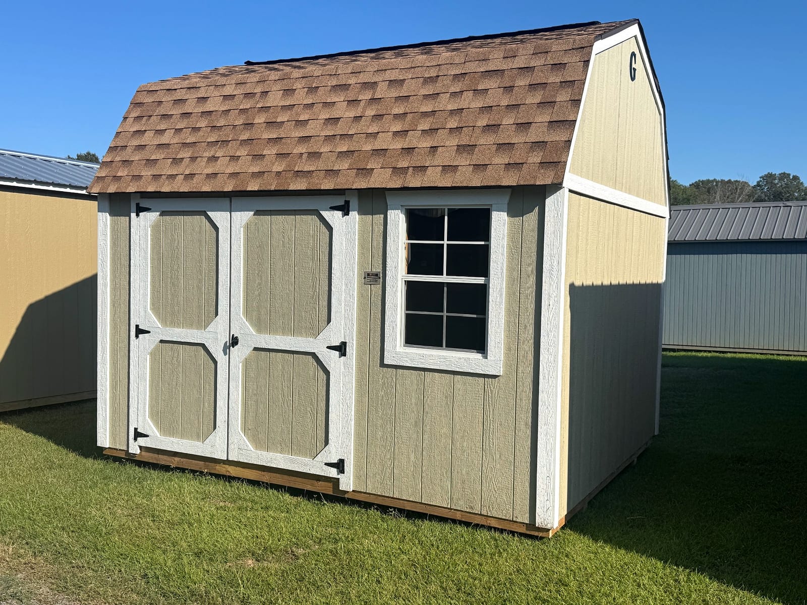 10x12 Side Lofted Barn at Southern Ag Equipment, LLC - Saint Francisville, Louisiana