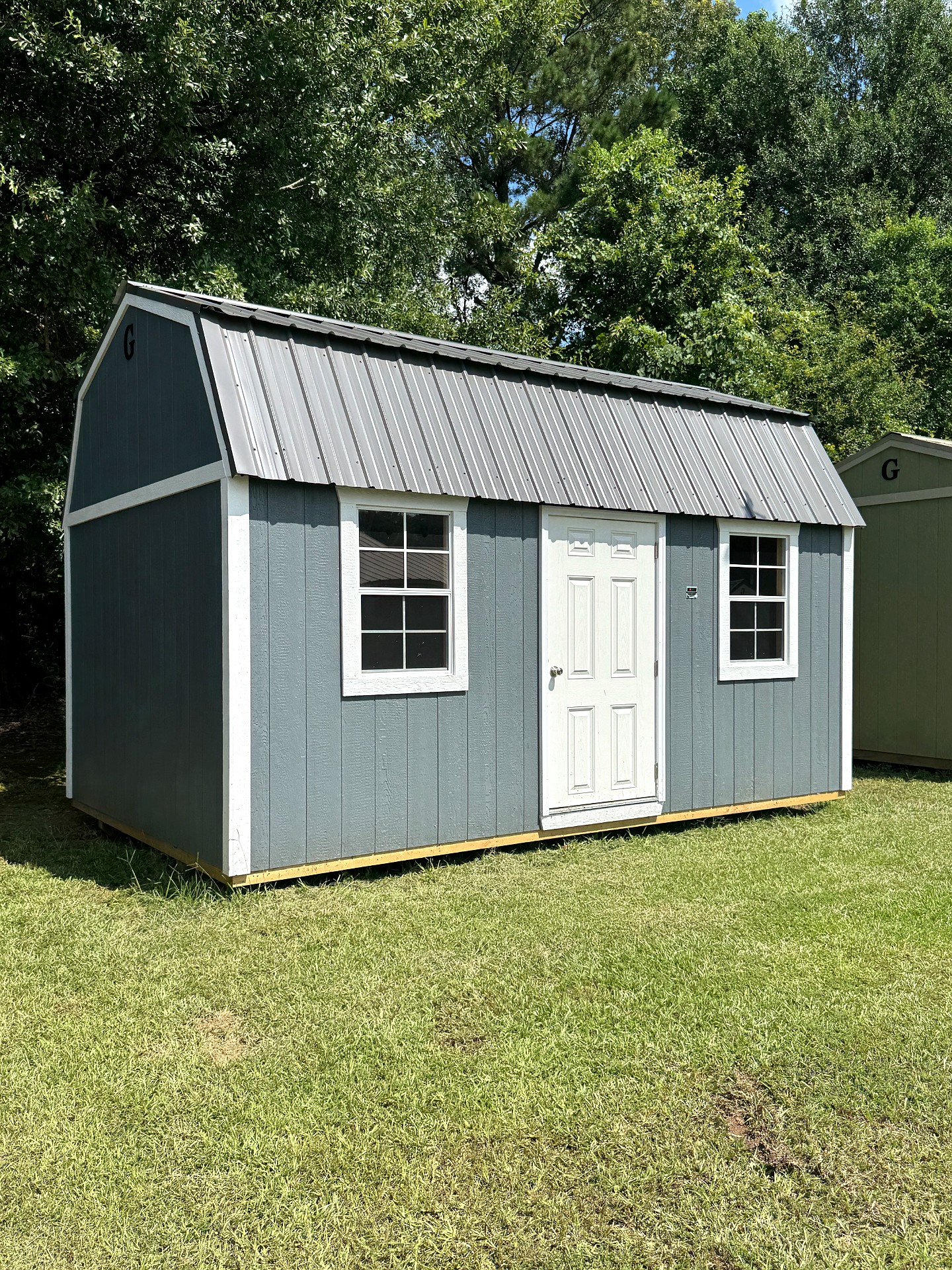 10x16 Side Lofted Barn at Southern Ag Equipment, LLC - Saint Francisville, Louisiana