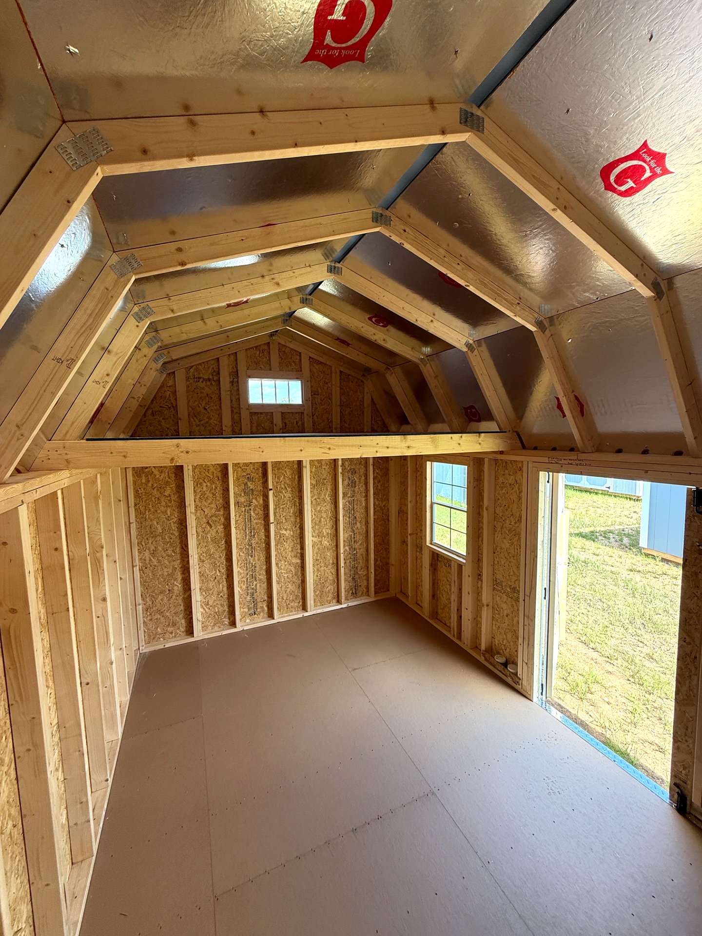 10x20 Side Lofted Barn at Southern Ag Equipment, LLC - Saint Francisville, Louisiana