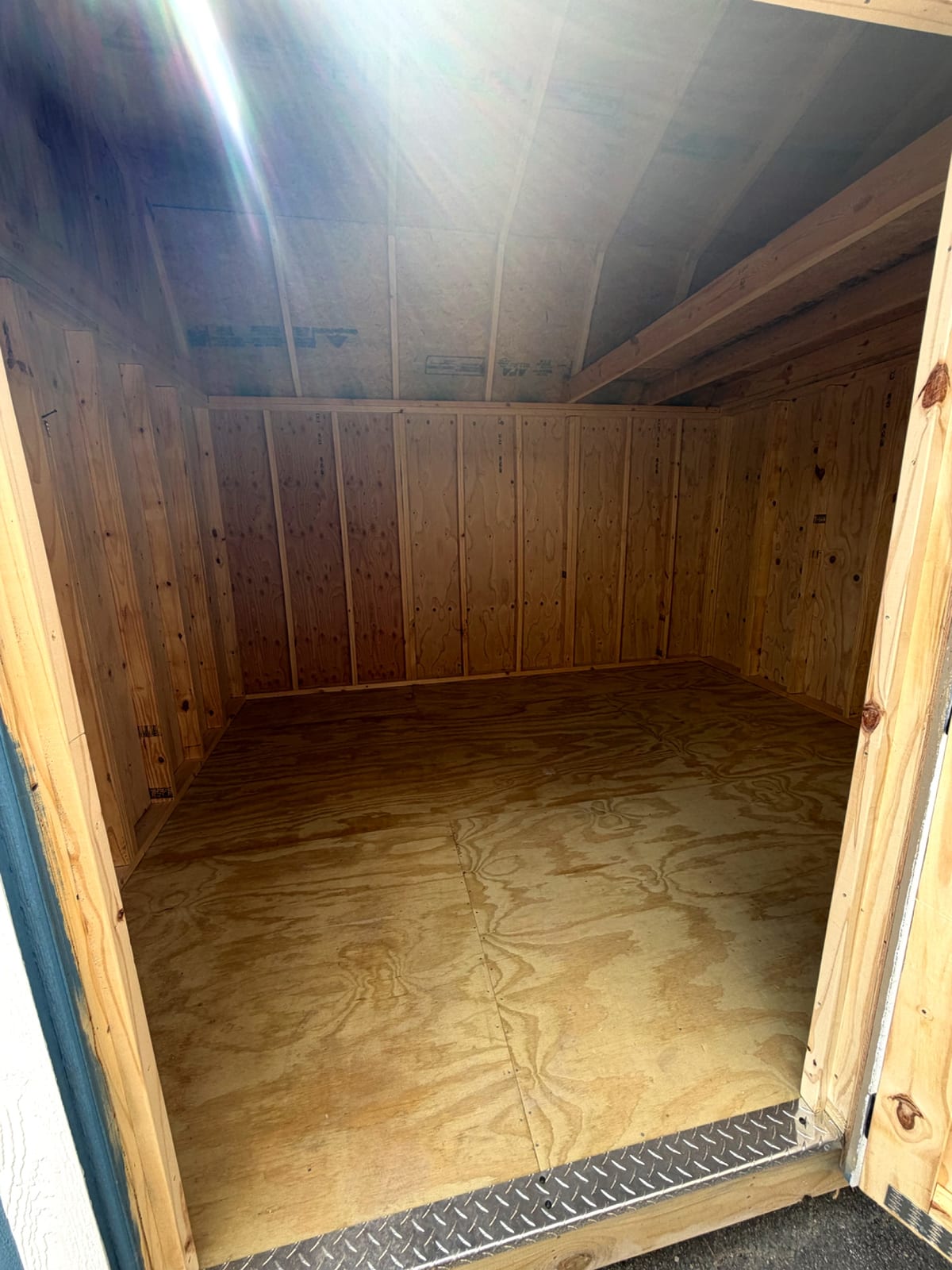 10x12 Side Lofted Barn at Tyler Lot- ETX Steel Tyler