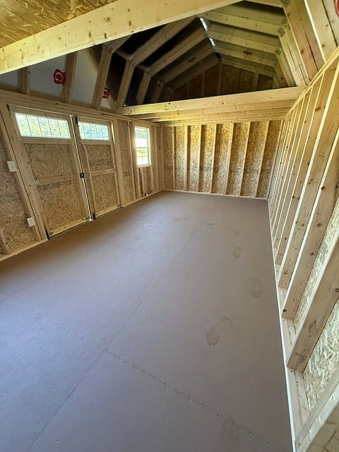 12x20 Side Lofted Barn at Graceland Portable Buildings of the Carolinas / Dixie Motors, LLC