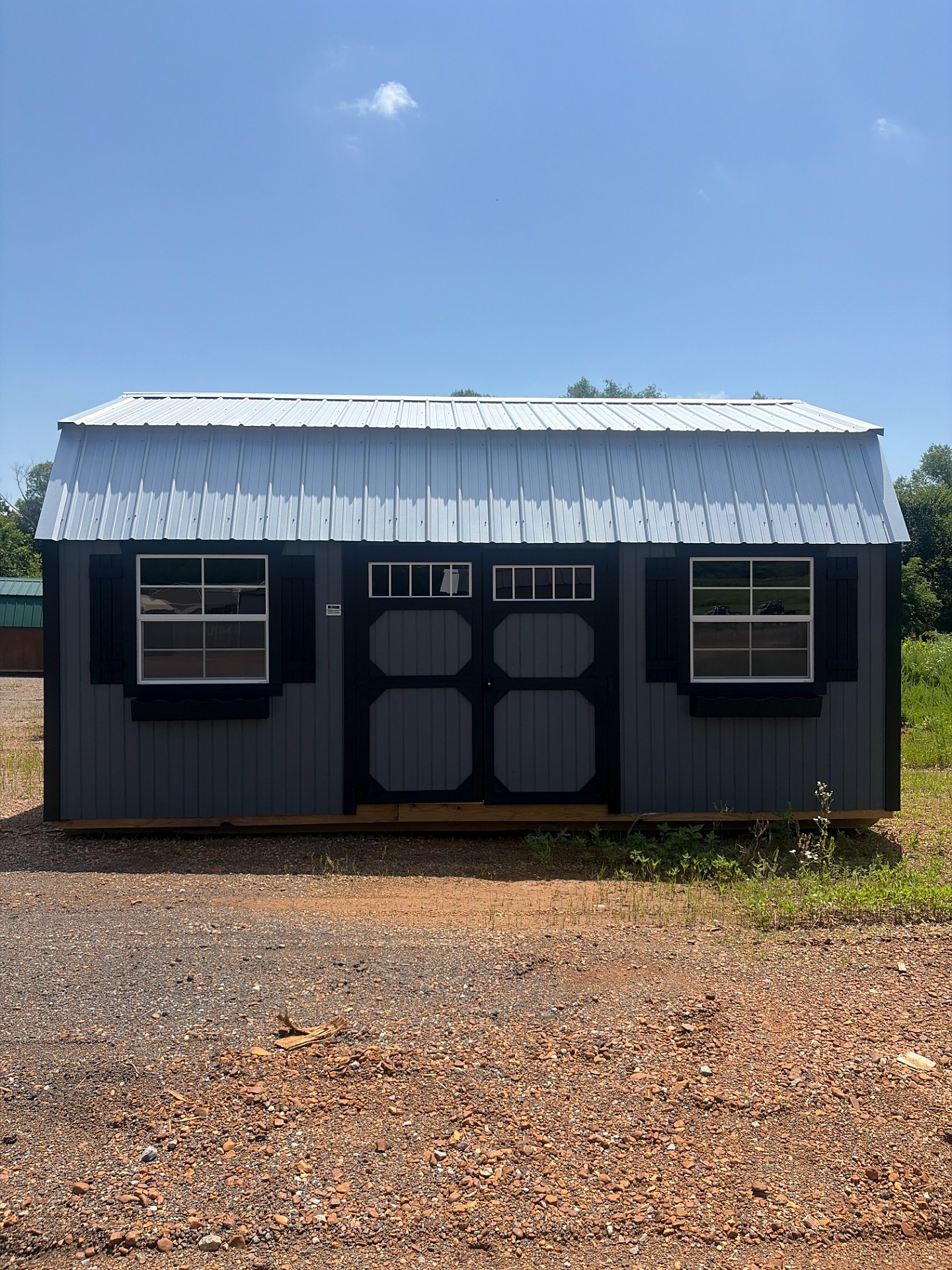 14x20 Side Lofted Barn at Jimmy's Portable Buildings of Savannah, TN