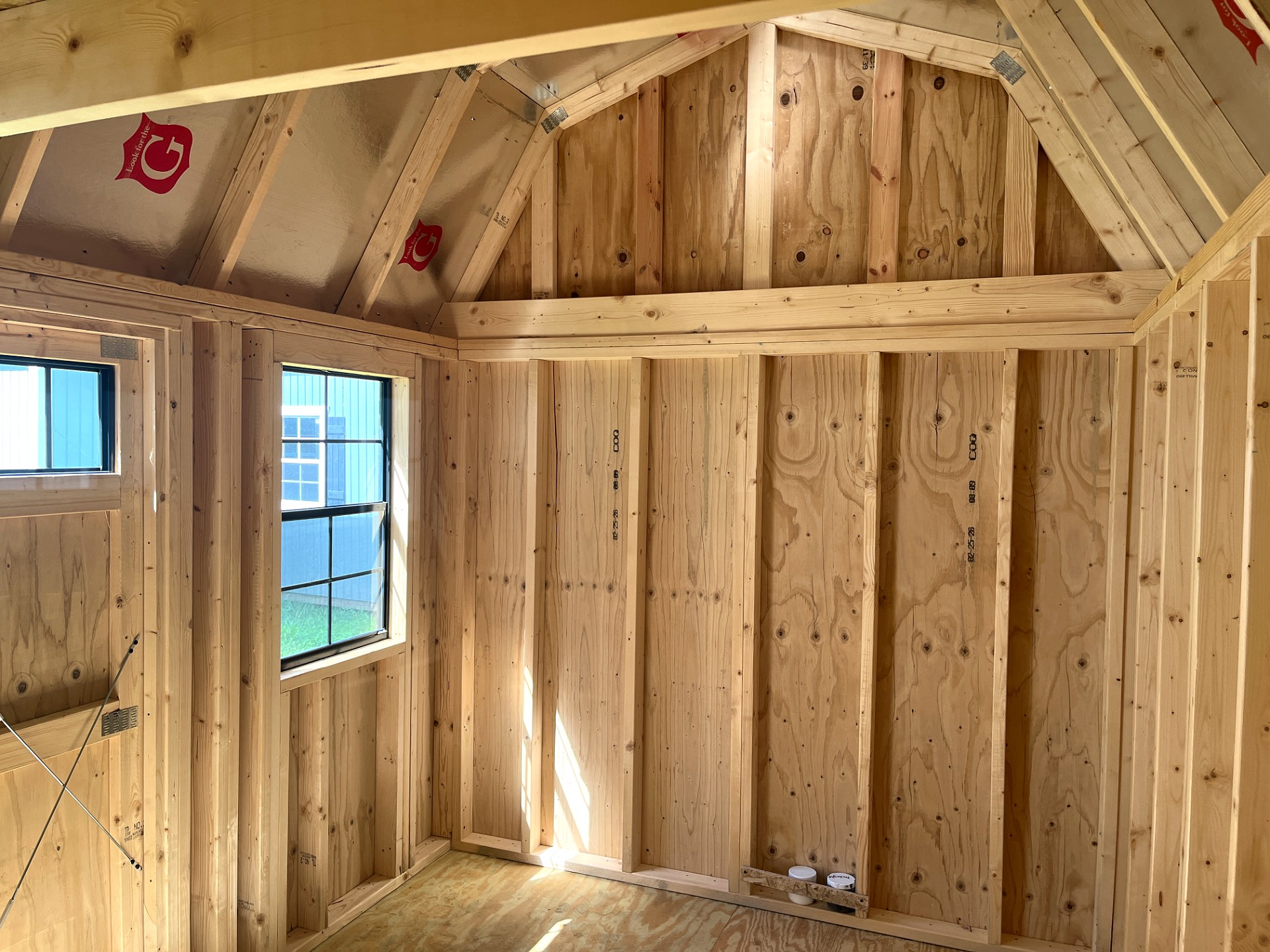 8x12 Side Lofted Barn at Portable Buildings of Ravenel