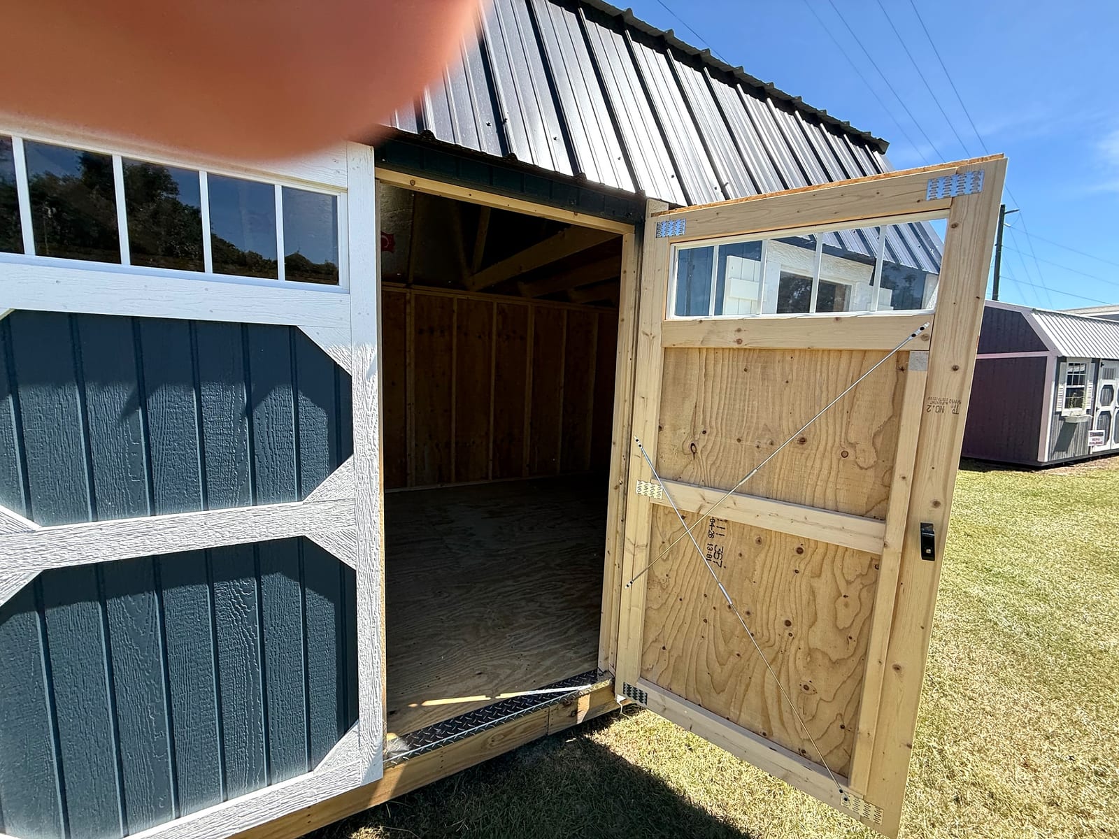 10x20 Side Lofted Barn at Moultrie Lot- Willis Buildings