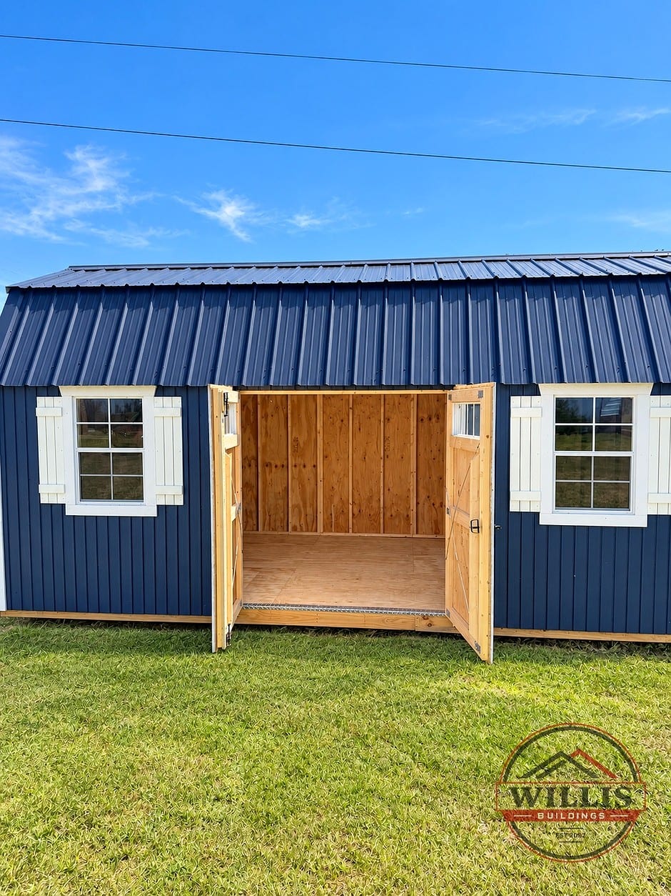 10x20 Side Lofted Barn at Willis Buildings