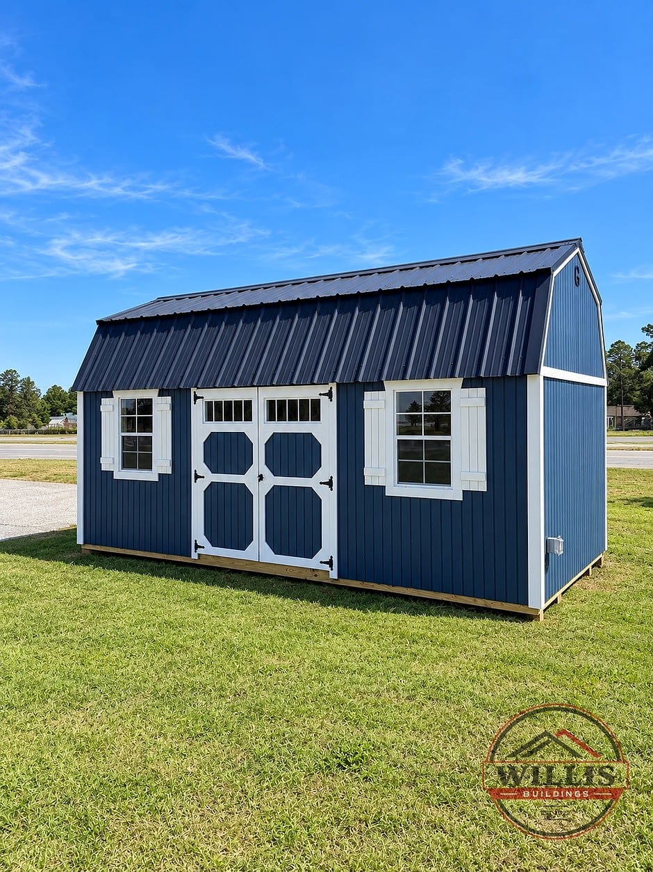 10x20 Side Lofted Barn at Willis Buildings