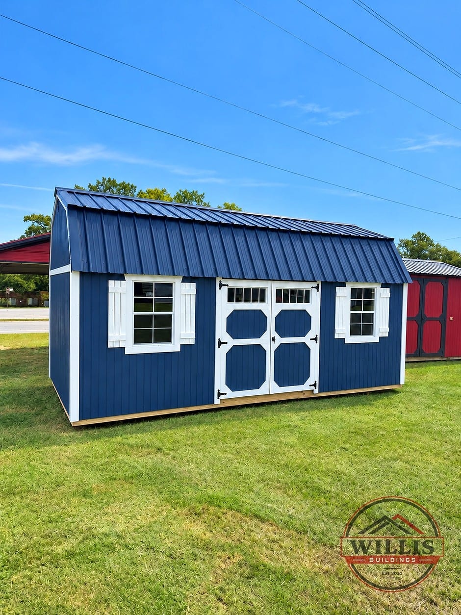 10x20 Side Lofted Barn at Willis Buildings