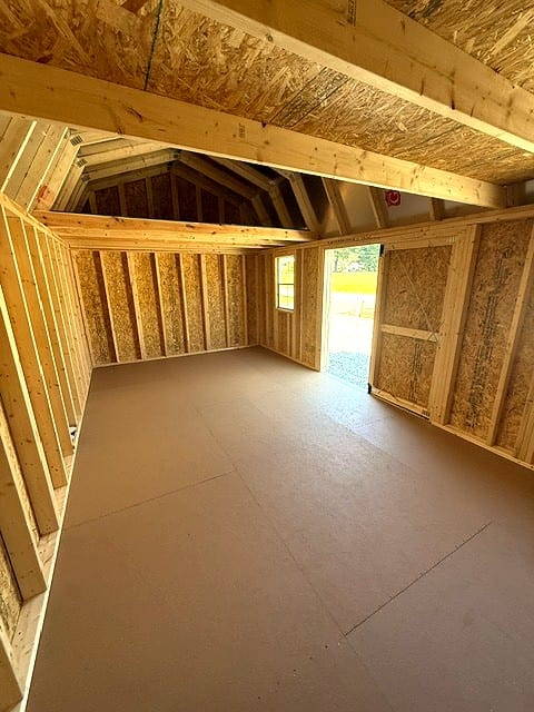 12x20 Side Lofted Barn at Graceland Portable Buildings of the Carolinas / Dixie Motors, LLC
